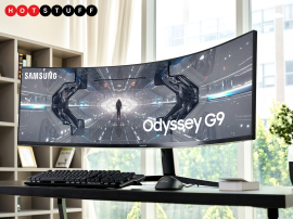 The Odyssey G9 is a colossal 49in Dual Quad High Definition curved gaming monitor