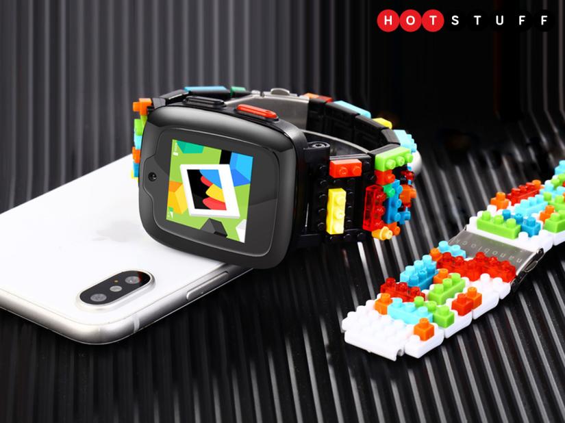 The Omate x Nanoblock is a colourful smartwatch for kids