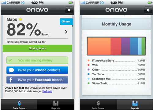 Best iPhone 5 apps – Onavo Extend
