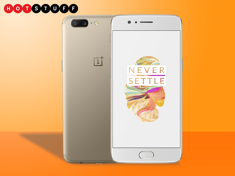 Soft Gold OnePlus 5 is a ringer that’s bling-er