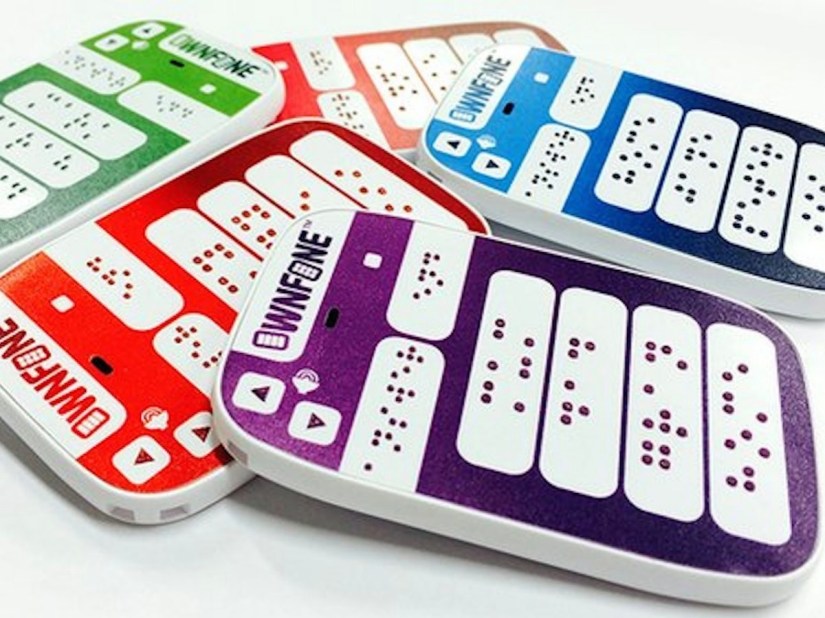 3D-printed braille mobile phone now on sale