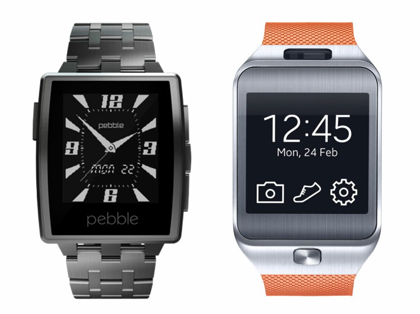 Samsung Gear 2 vs Pebble Steel: the weigh-in