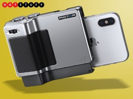 Pictar Pro is like a real camera, sawn in half, that you can shove your smartphone into