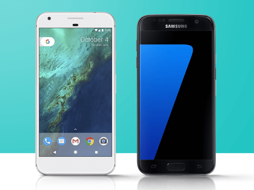 Google Pixel vs Samsung Galaxy S7