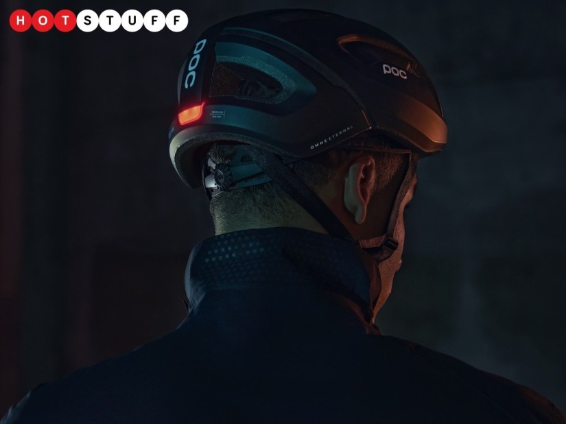 POC’s Omne Eternal bike helmet has a self-charging light onboard