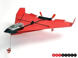 PowerUp 4.0 is a paper airplane with flight computer you control using your phone