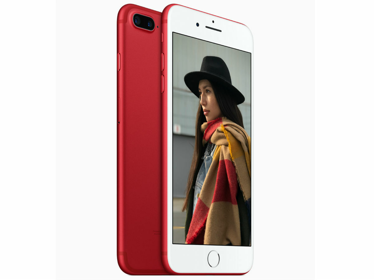 iPhone 7 and iPhone 7 Plus see red