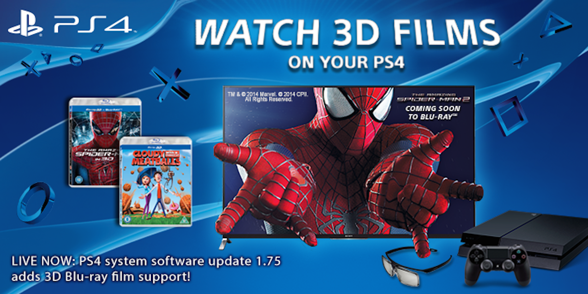 PlayStation 4 Blu-ray 3D