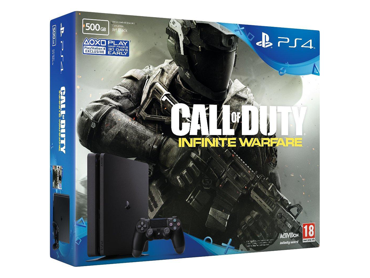 Sony PS4 500GB + Call of Duty: Infinite Warfare (save £70)