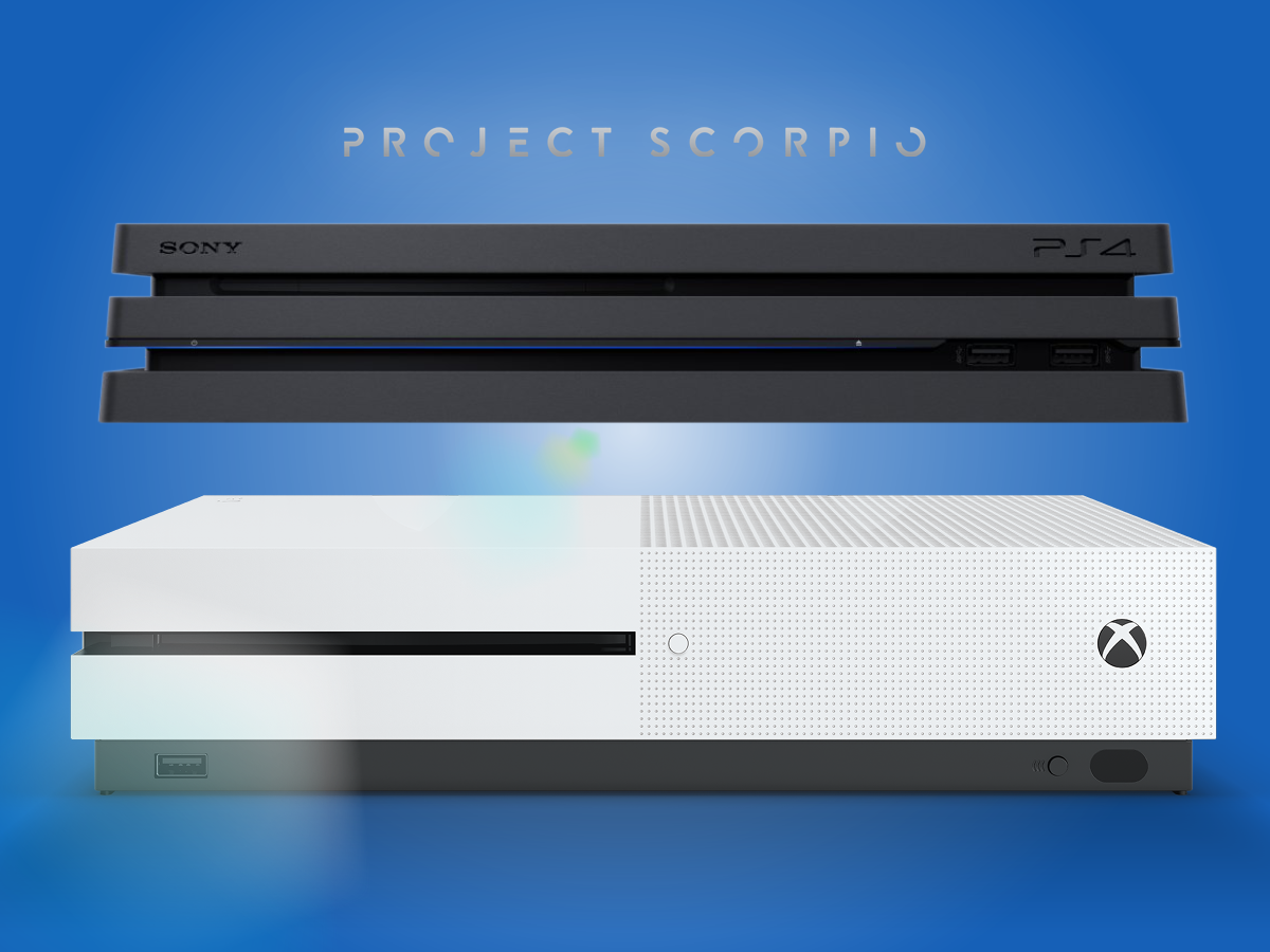 borst heel fijn beetje PS4 Pro vs Xbox One S vs Project Scorpio | Stuff