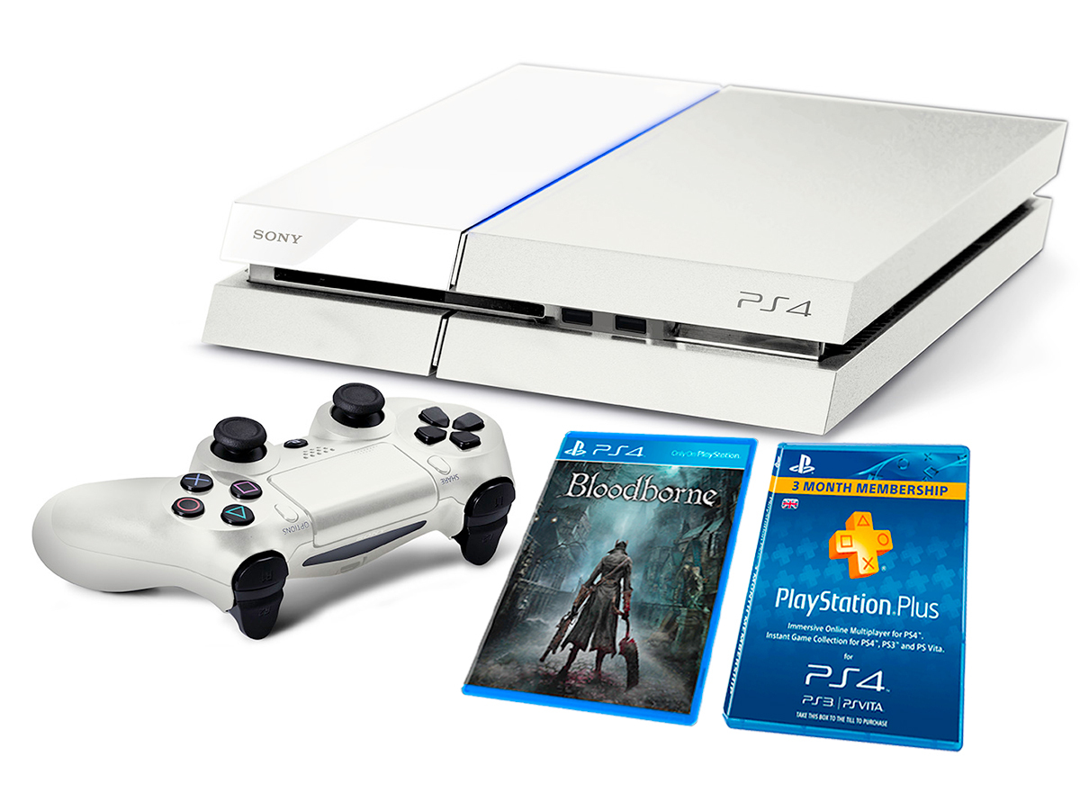 Deal of the weekend: PS4 Console White + Bloodborne + 3-Month PS Plus (£299.70)