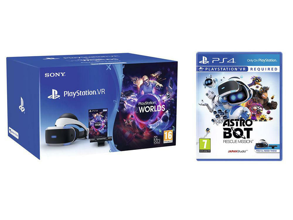 PLAYSTATION VR STARTER PACK & ASTRO BOT RESCUE MISSION (SAVE £114.99)