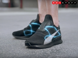 Puma’s new self-lacing trainers can be controlled from your smartphone