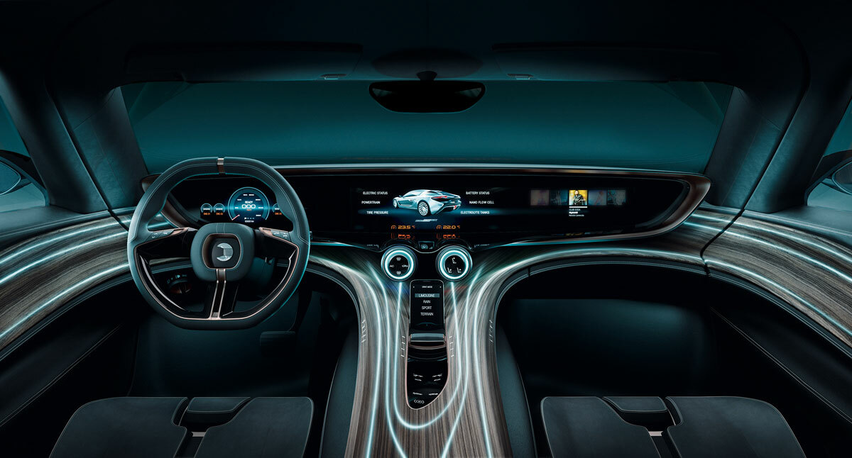 Quant e-Sportlimousine interior