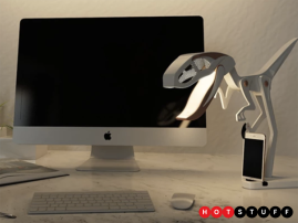 The Raptor Lamp 2.0 shines bright – with a bit of bite