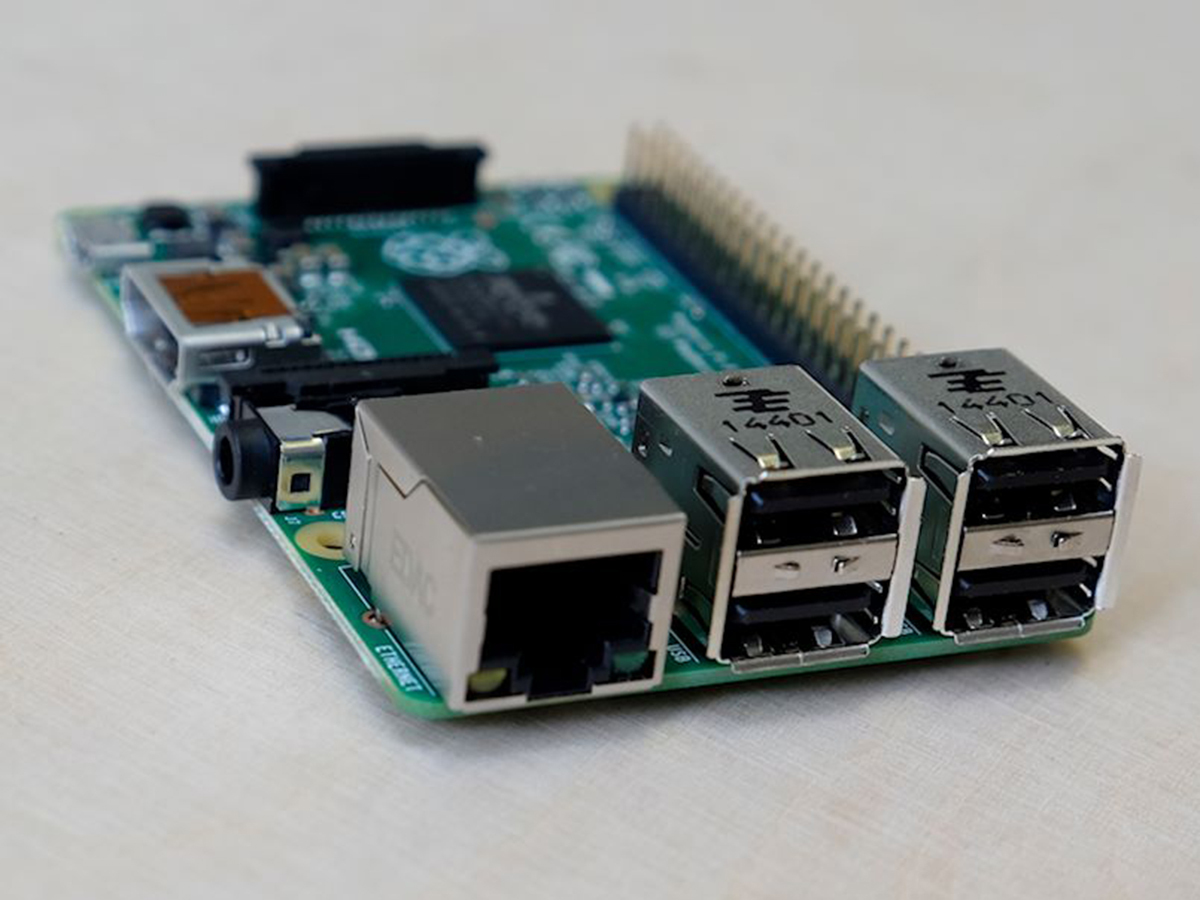 Raspberry Pi 2 in use