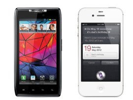 Motorola RAZR vs iPhone 4S