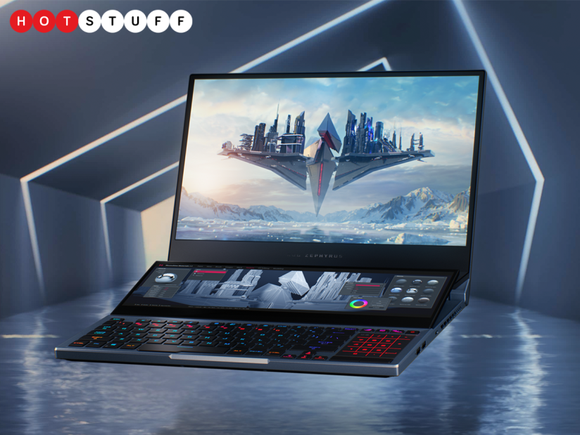 The Asus ROG Zephyrus Duo 15 is a powerful gaming laptop with a ingenious second screen