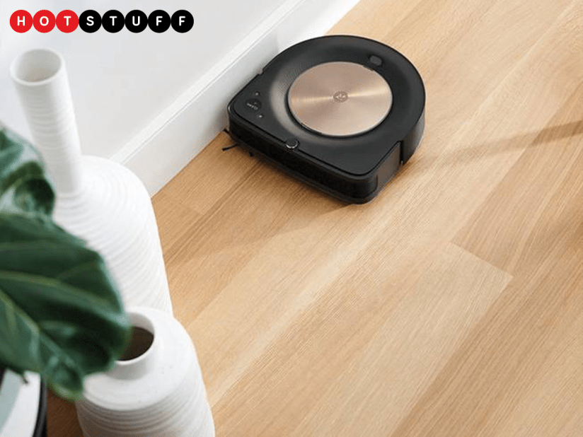 The Roomba s9+ is a robot vacuum that cleans up after itself