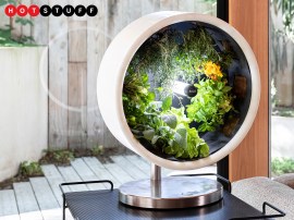 Rotofarm is an eco-friendly rotating countertop garden for your kitchen