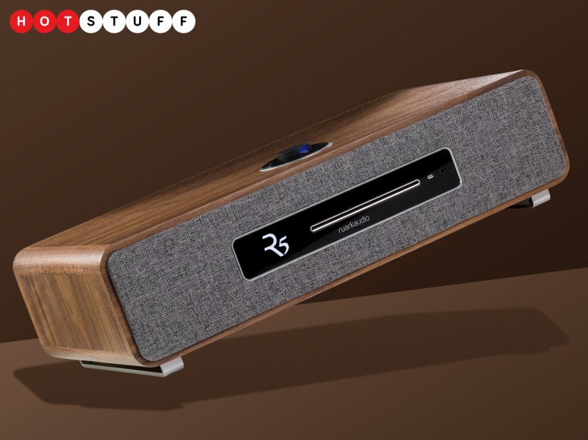 The Ruark R5 is a miniature version of the brand’s unmistakable radiogram