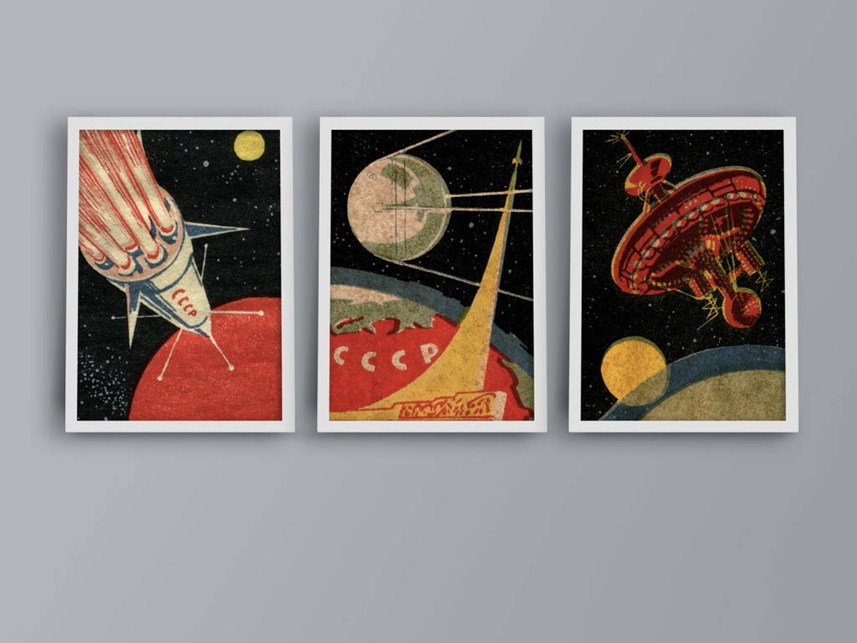 Russian Space Prints set (£48)