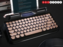 The Rymek retro mechanical keyboard is a typewriter with modern smarts for your iPad and PC