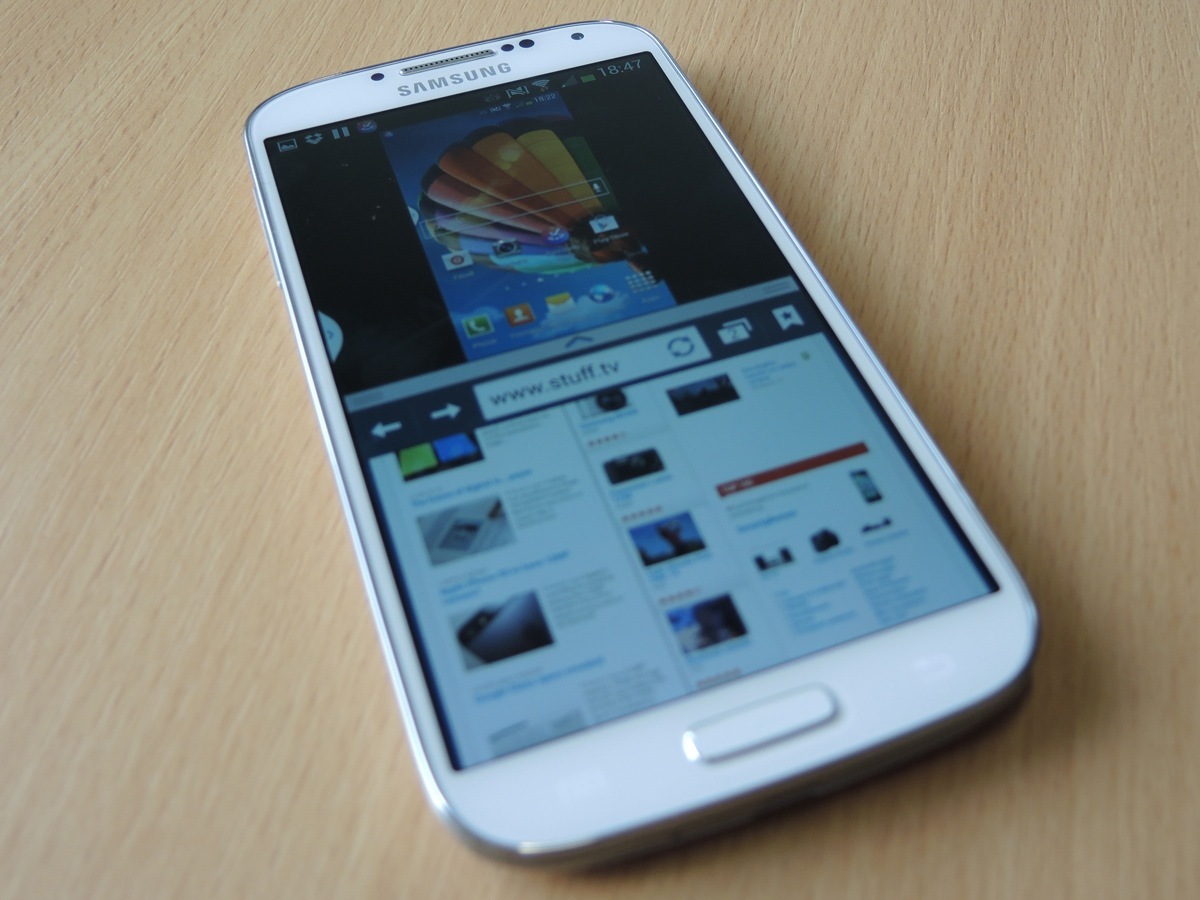 Multiwindow feature on Galaxy S4