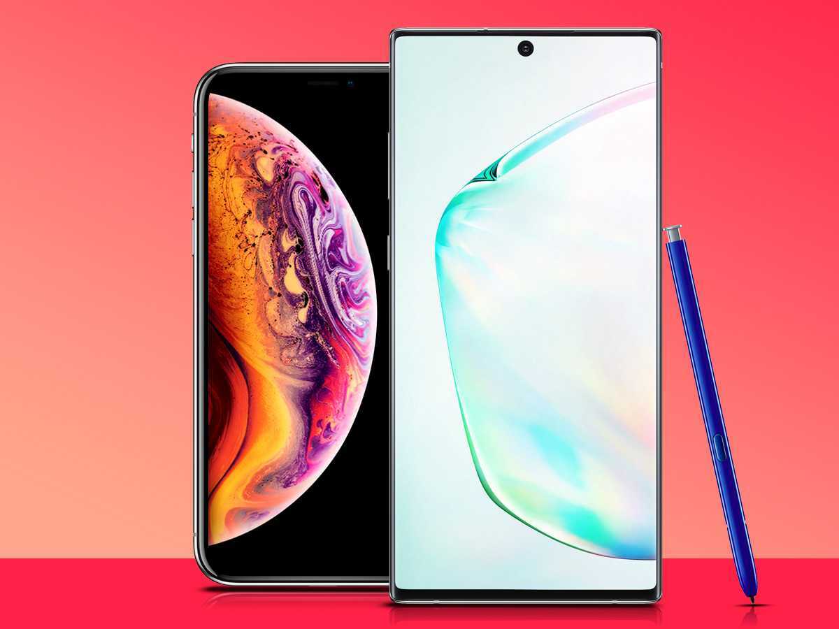 Samsung Galaxy Note 10 vs. Apple iPhone XS Max: Big Phone Battle