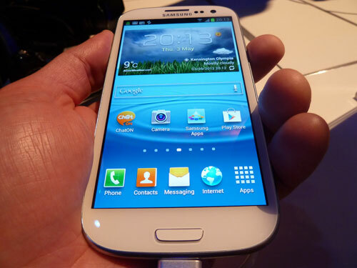 Samsung Galaxy S3 hands on review