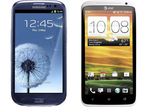Samsung Galaxy S3 vs HTC One X