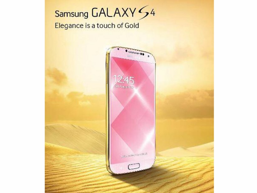 Samsung counters gold iPhone 5S with gold Galaxy S4