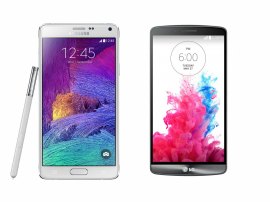 Samsung Galaxy Note 4 vs LG G3: the weigh-in
