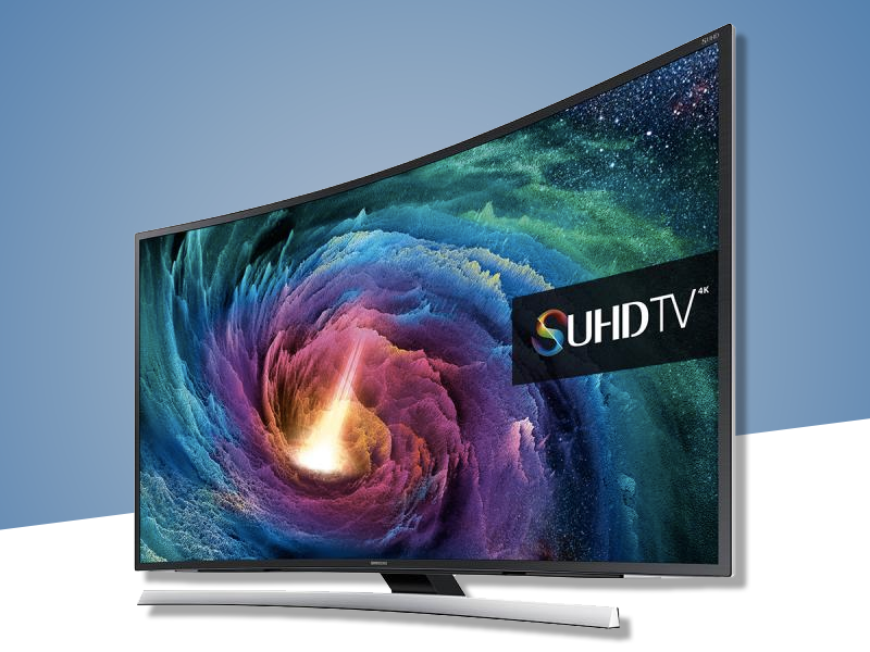 The screen: Samsung UE48JS8500