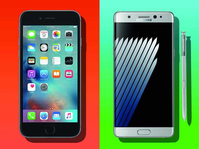 Samsung Galaxy Note 7 vs Apple iPhone 6s Plus