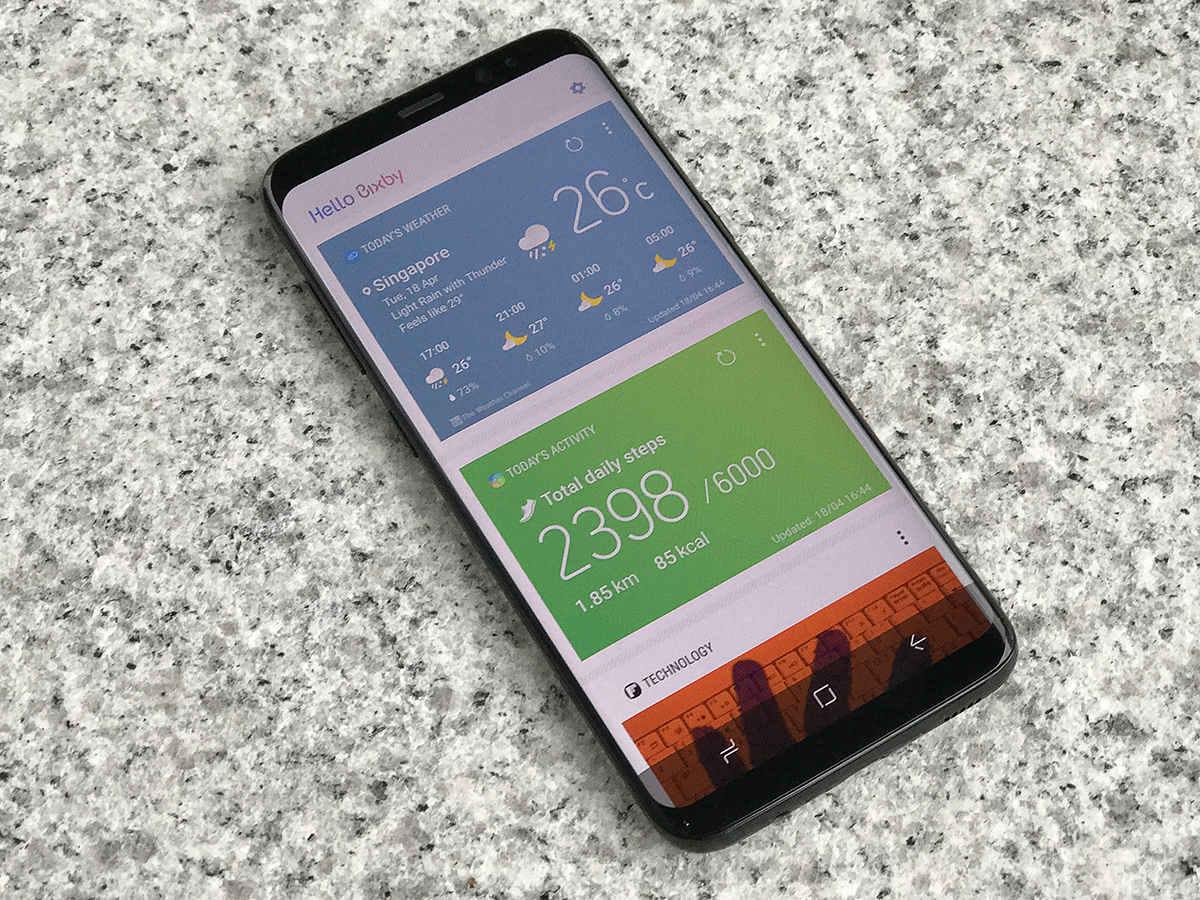 SAMSUNG GALAXY S8 SOFTWARE