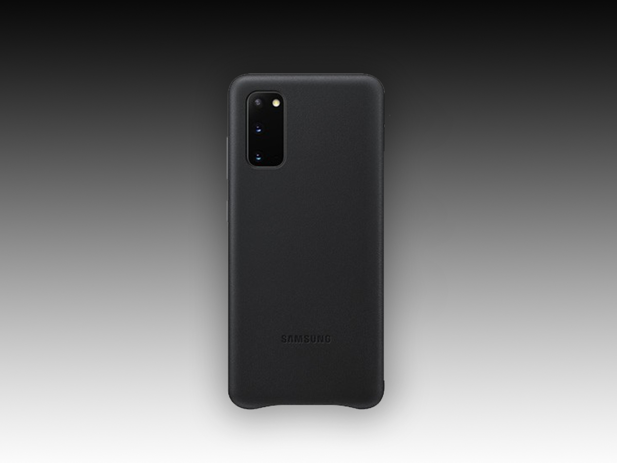Samsung official leather case (£44)