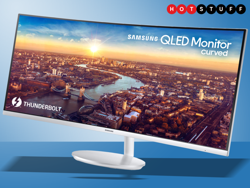 Thunderbolt 3 brings minimalism to Samsung’s next massive monitor