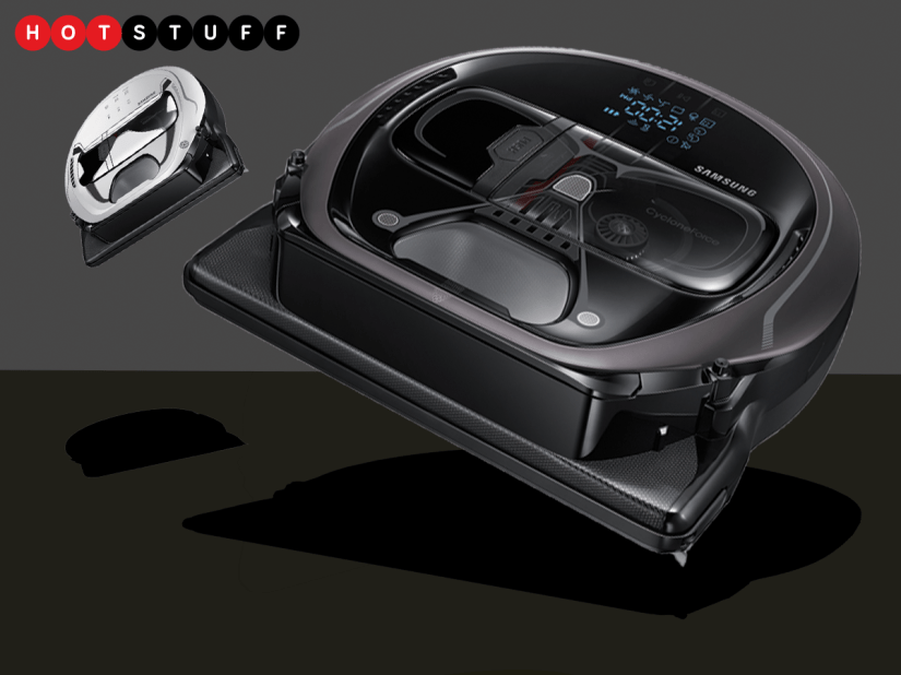 Samsung’s PowerBot vacuum defects to the dark side in this Star Wars-themed limited edition