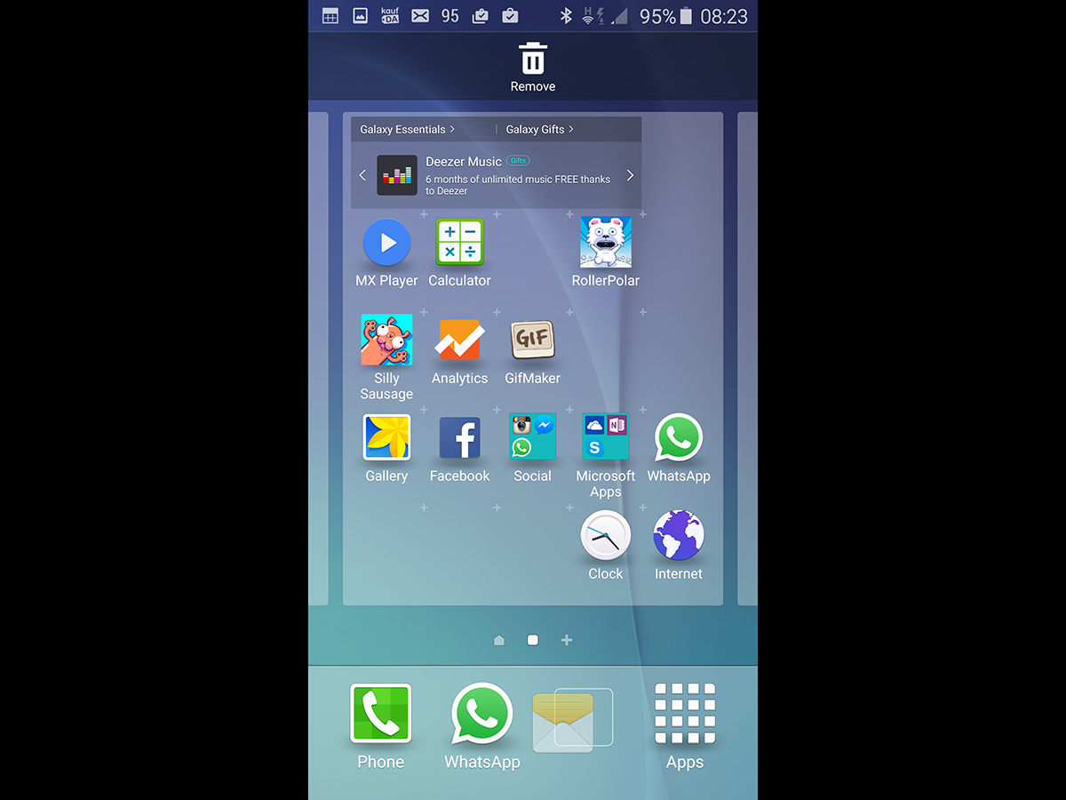3. Customise your home screen dock, stat