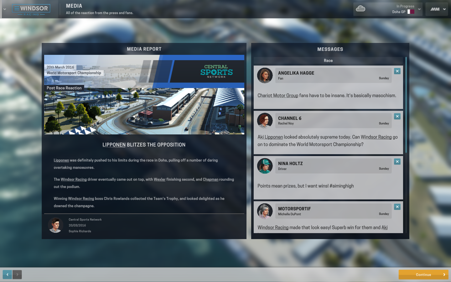 Motorsport Manager review: a few false starts