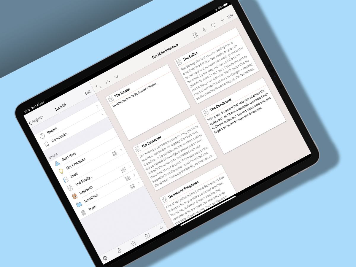 Scrivener: best long-form iPhone/iPad writing app