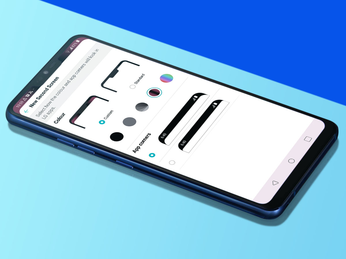 2) Give the notch a makeover