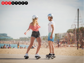 Commute (and almost certainly fall) in style with Segway’s Drift W1 e-skates