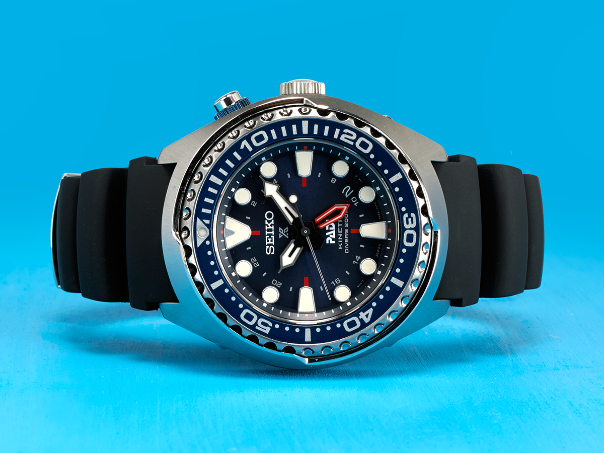  The Deep Sea Diver - Seiko Prospex PADI Kinetic GMT Diver (£500)