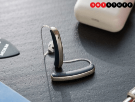 The Styletto Connect is an ultra-slim hearing aid with a penchant for portability