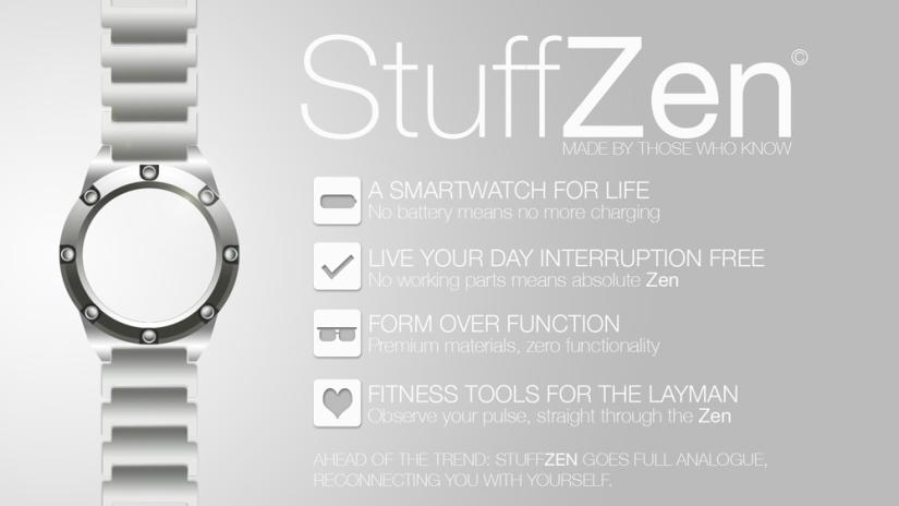 Stuff announces back-to-basics smartwatch