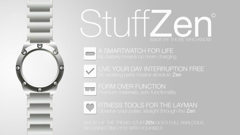 Stuff announces back-to-basics smartwatch