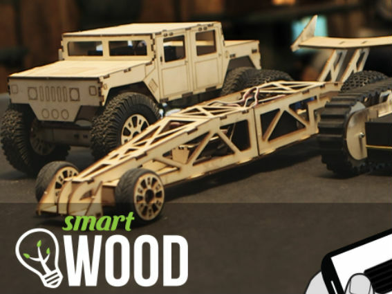 SmartWood: DIY toy cars you can control with your smartphone