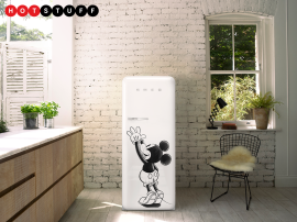 Toast Mickey Mouse’s 90th anniversary with Smeg’s limited edition FAB28 fridge